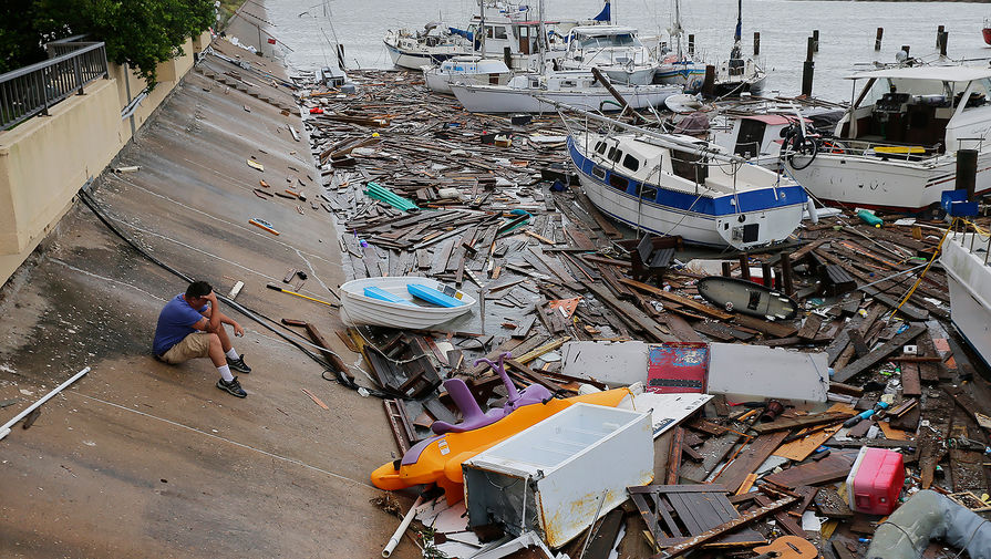Последствия урагана «Ханна» в&nbsp;штате Техас, США, 27 июля 2020 года