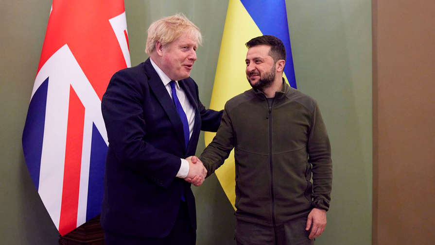Джонсон и Зеленский обсудили вопрос экспорта зерна с Украины