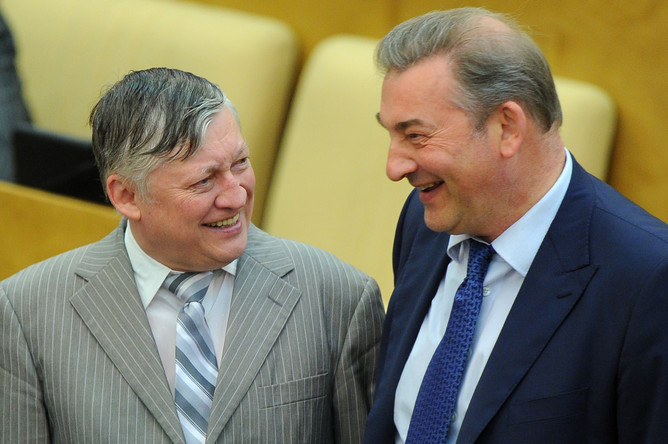 Депутаты Анатолий Карпов и Владислав Третьяк