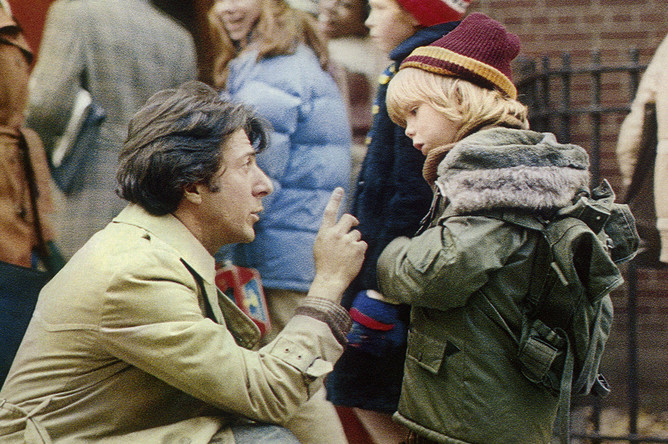 Дастин Хоффман и Джастин Генри в фильме «Крамер против Крамера» (1979)