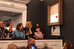 «Девочка с красным шаром», известная картина британского художника Бэнкси, самоуничтожилась сразу после продажи за миллион фунтов на аукционе «Сотбис», 6 сентября 2018 года