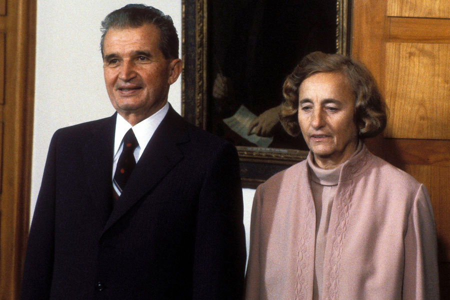 Николае и Елена Чаушеску, 1984 год 
