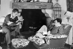 Кинорежиссеры Григорий Александров и Сергей Эйзенштейн в Голливуде, 1932 год