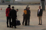 Обмен ранее осужденной в РФ гражданки США Бриттни Грайнер на отбывавшего наказание в США российского бизнесмена Виктора Бута в аэропорту Абу-Даби, ОАЭ, 8 декабря 2022 года