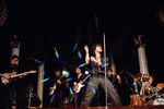 Виктор Цой и группа «Кино» выступают на фестивале «Асса» в честь выхода одноименного фильма Сергея Соловьева, 1988 год