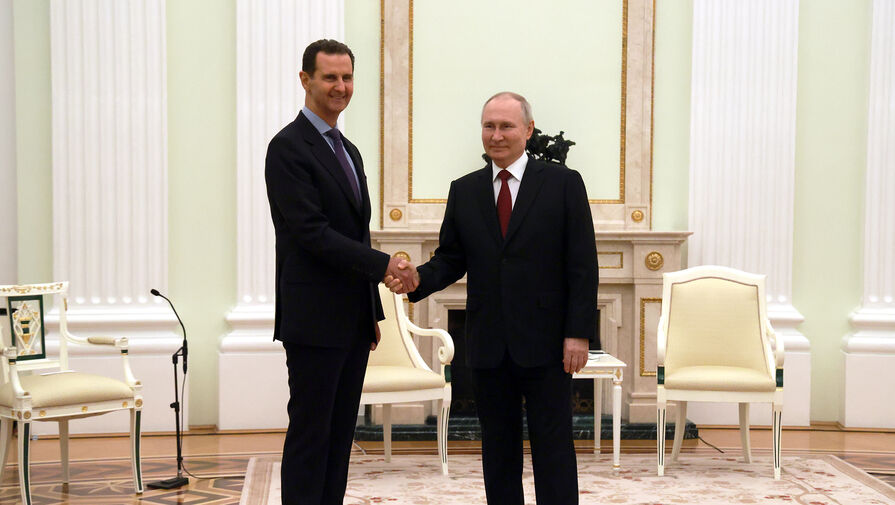 Президент Сирии поздравил Путина со вступлением в должность президента России