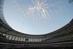 Фейерверк на Национальном стадионе в Баку