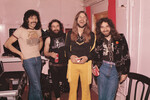 Участники группы Black Sabbath (Оззи Осборн
второй справа) на фестивале London Music Festival, 1973 год
