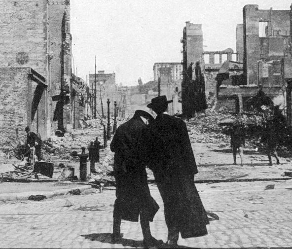 Сан-Франциско после землетрясения, 18 апреля 1906 года