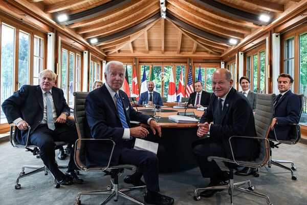 Рабочий обед лидеров G7, Германия, 26 июня 2022 года
