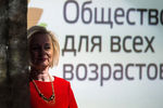 На показе «Подиум зрелой красоты» в культурном центре ЗИЛ в Москве