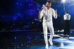 Певец Сергей Лазарев после окончания второго полуфинала международного конкурса «Евровидение-2019»