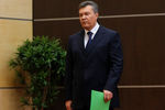 Виктор Янукович перед началом своей пресс-конференции в Ростове-на-Дону