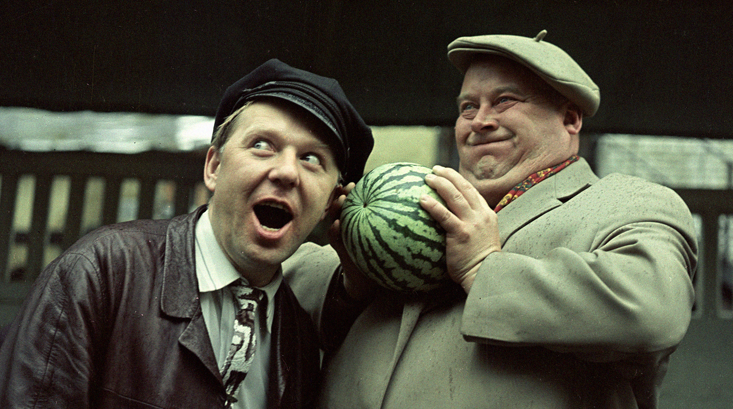 Олег Попов и Евгений Моргунов, 1968 год