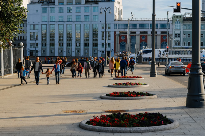 Вид на набережную от Китайгородского проезда