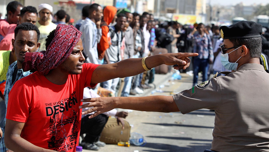 Нелегальные мигранты из Эфиопии задержаны силами безопасности Саудовской Аравии на юге Эр-Рияда