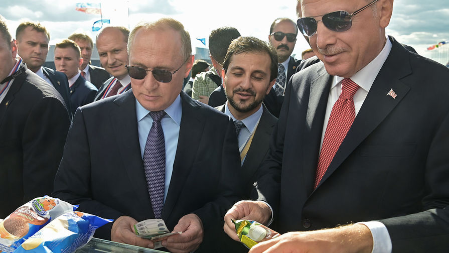 Путин отдал сдачу от мороженого для Эрдогана на развитие авиации