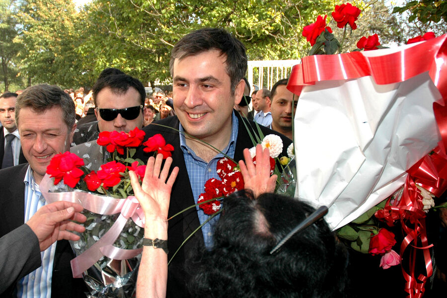 Михаил Саакашвили, 2004 год
