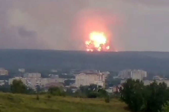 Взрыв на территории воинской части, расположенной в Ачинском районе, 5 августа 2019 года
