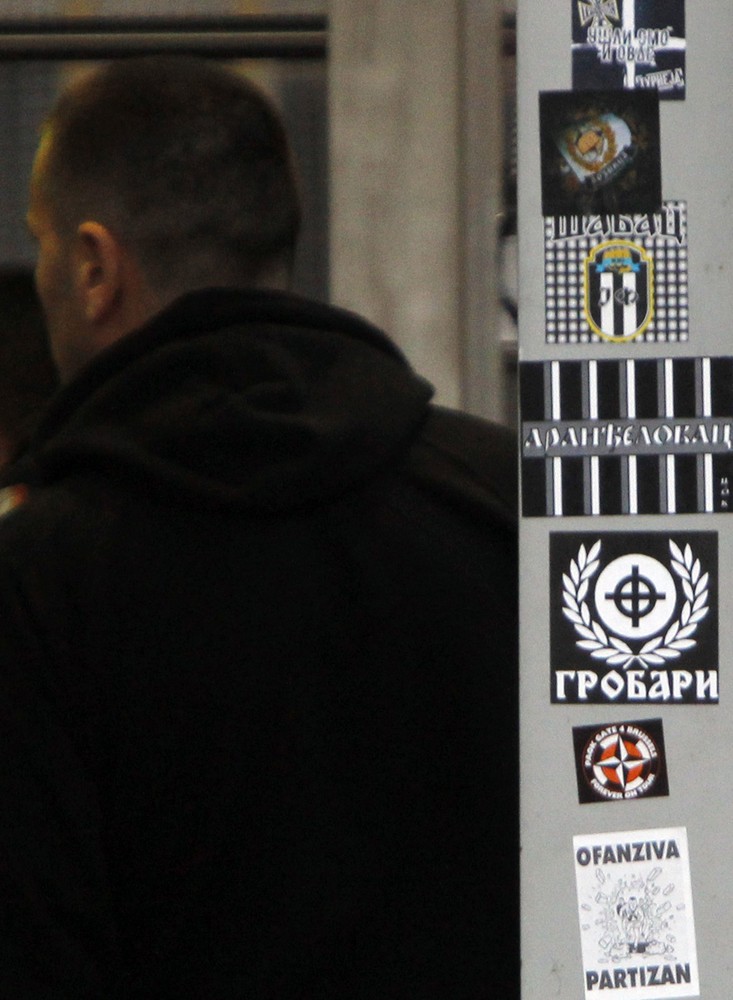 Фанаты «Партизана» напомнили о себе задолго до матча