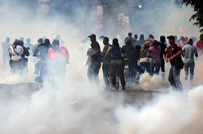 Венесуэльские власти задержали подозреваемого в организации беспорядков