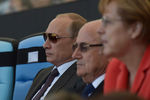 Владимир Путин на финале чемпионата мира по футболу