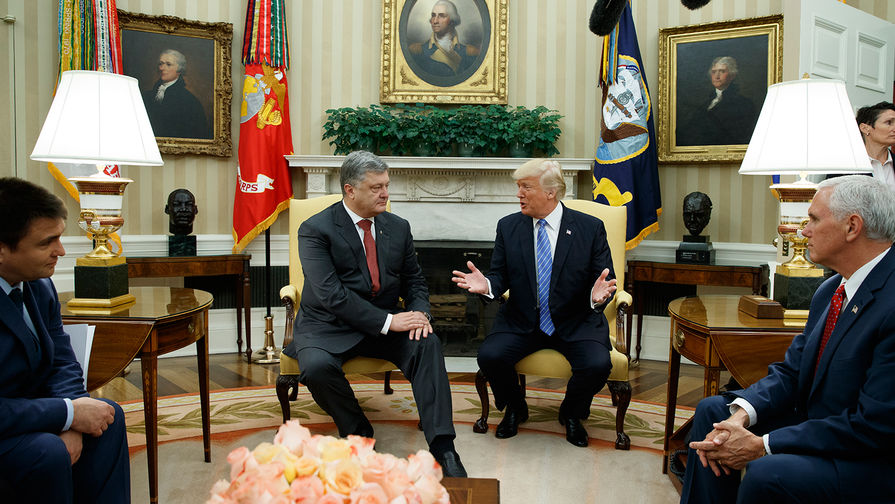 Президент Украины Петр Порошенко и президент США Дональд Трамп во время встречи в&nbsp;Белом доме в&nbsp;Вашингтоне, 20&nbsp;июня 2017&nbsp;года