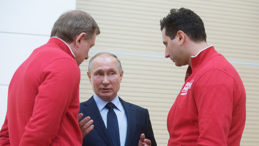 Владимир Путин на встрече с олимпийцами перед зимними Олимпийскими играми — 2018