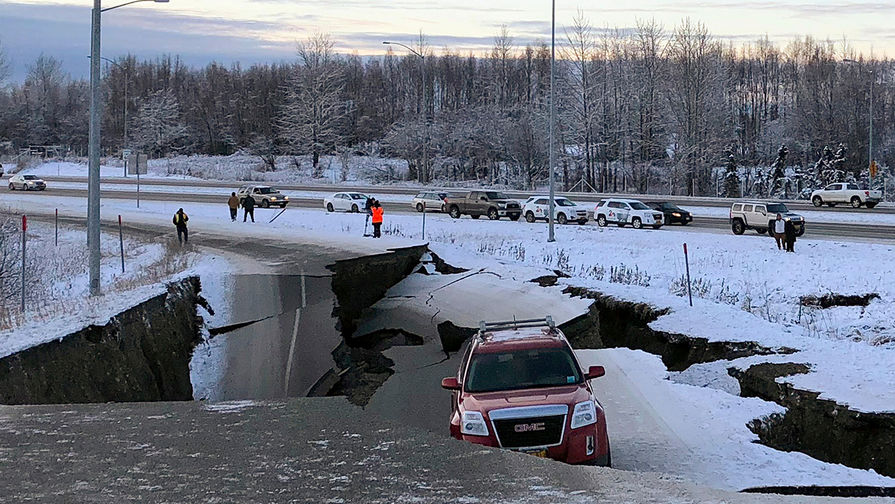 Последствия землетрясения на&nbsp;Аляске, 30 ноября 2018 года
