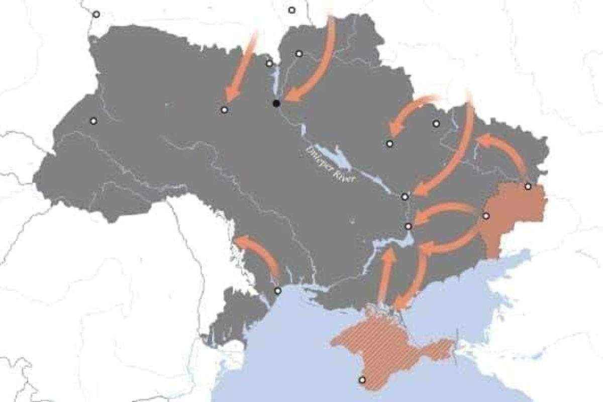 В США опубликовали карту нападения Одессы на Украину - Газета.Ru | Новости