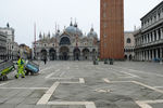 Опустевшая площадь Святого Марка в Венеции, 10 марта 2020 года
