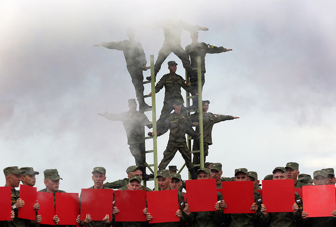 На&nbsp;подмосковном полигоне Алабино прошла церемония открытия I Международных армейских игр &mdash; 2015