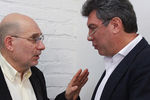 Борис Акунин и Борис Немцов, 2011 год