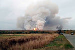 Пожар на складе боеприпасов в Рязанской области, 7 октября 2020 года
