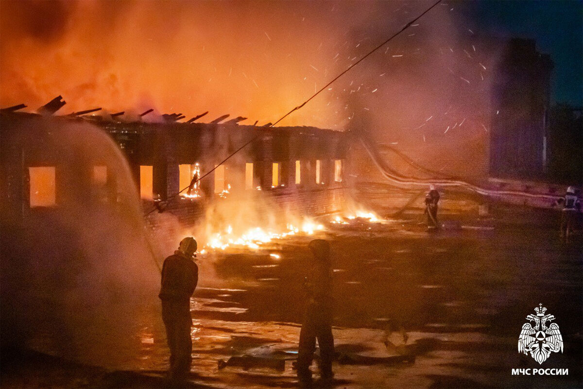 В Ленинградской область произошел сильный пожар - Газета.Ru | Новости