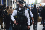 Полиция на Рассел-сквер в центре Лондона