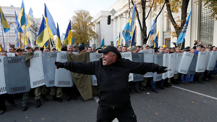 Ситуация у Верховной рады в Киеве, 17 октября 2017 года