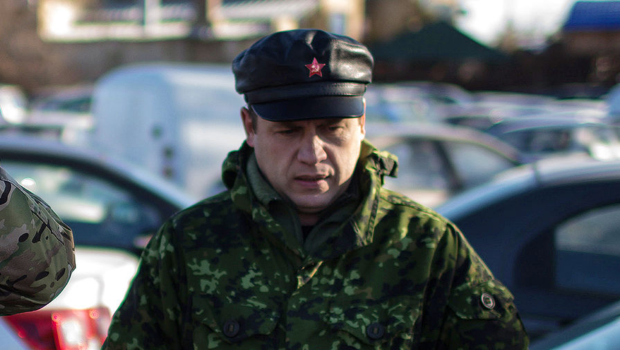 Заместитель командующего народной милиции самопровозглашенной ЛНР Виталий Киселев в Луганске, ноябрь 2014 года