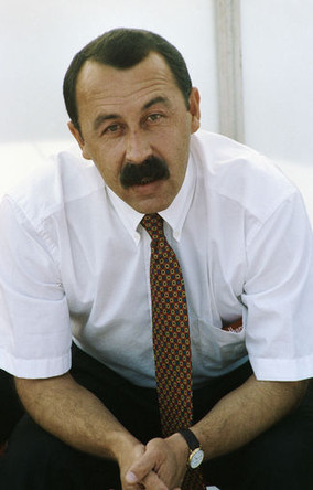 Тренер футбольной команды «Спартак-Алания» Валерий Газзаев, 1995 год