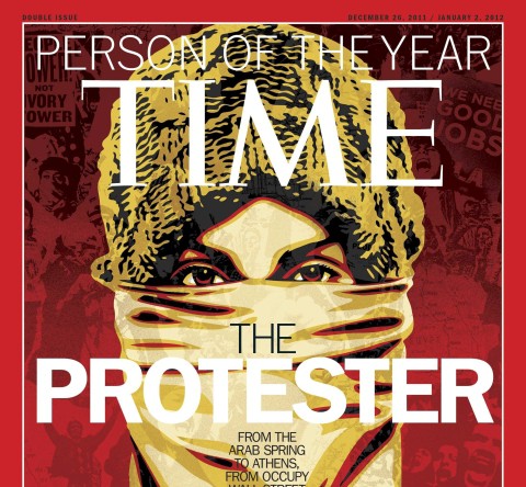 Журнал «Тайм» назвал «Человеком года» всех вместе взятых участников протестов 