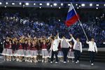 Сборная России во главе со знаменосцем Хаджимурадом Гацаловым приняла участие в параде атлетов на открытии Европейских игр
