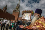 Крестный ход в честь празднования Дня ВДВ в Москве