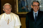 Бутрос Бутрос-Гали и папа Римский Иоанн Павел II, 1996 год