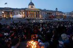 Акция памяти на Трафальгарской площади в Лондоне, 23 марта 2017 года