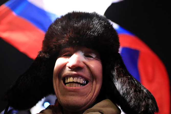 Митинг-концерт «Россия. Севастополь. Крым» на Манежной площади, 18 марта 2018 года