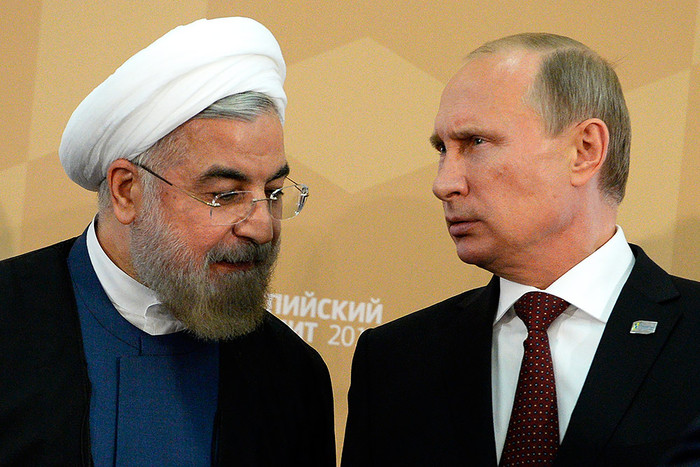 Президент Ирана Хасан Роухани и президент РФ Владимир Путин