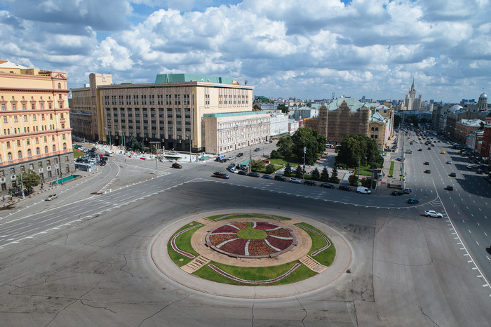 Лубянская площадь, июль 2015&nbsp;года