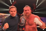 Певец Стас Пьеха с боксером Дмитрием Кудряшовым, 26 октября 2024 года