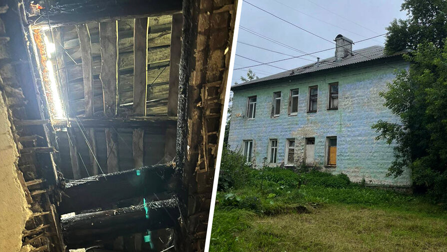 Потолок рухнул в многоквартирном жилом доме в Свердловской области