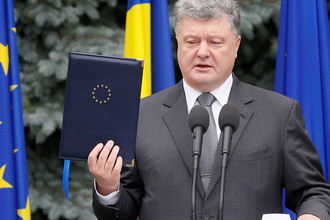Украинский президент Петр Порошенко во время саммита Украина-ЕС в Киеве, 13 июля 2017 года